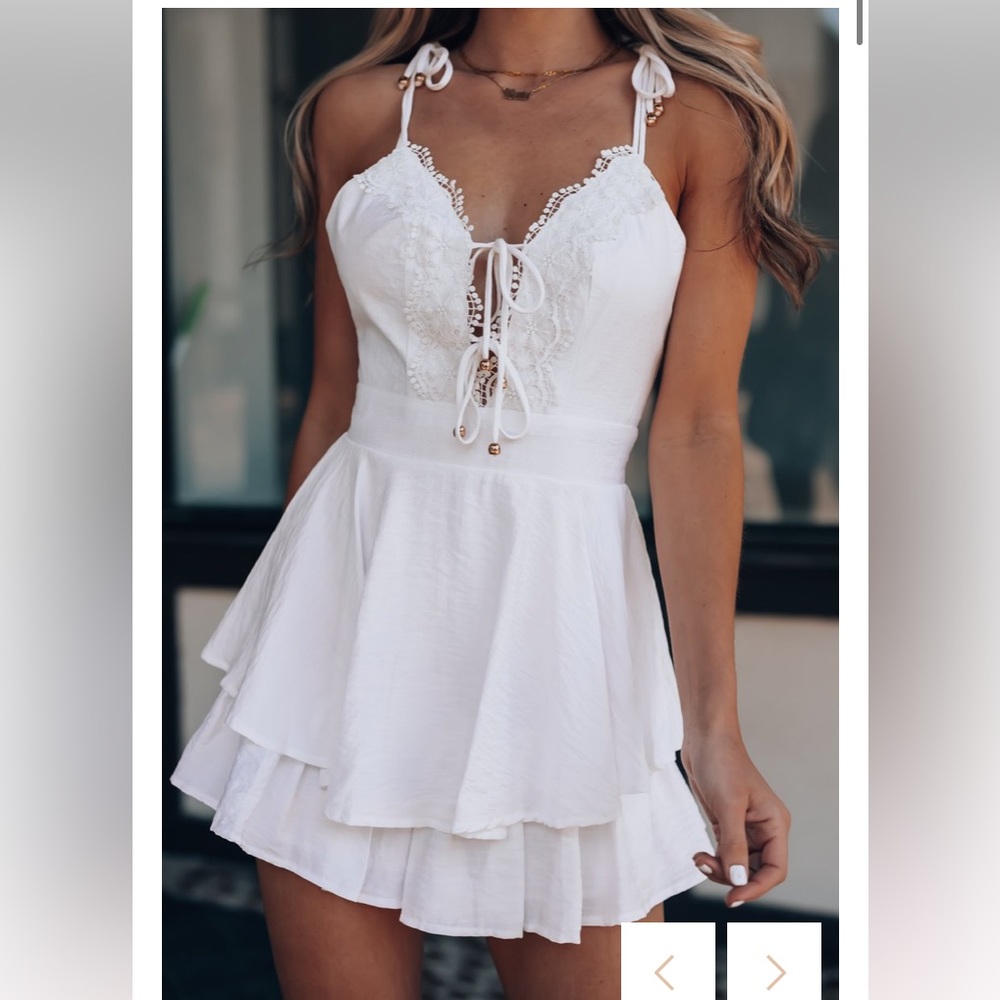 Adorable White Romper
